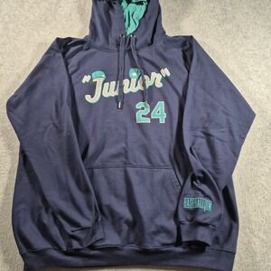 Official Baseballism Brand Men's Blue Ken Griffey Jr Juniour Hoodie Size XL